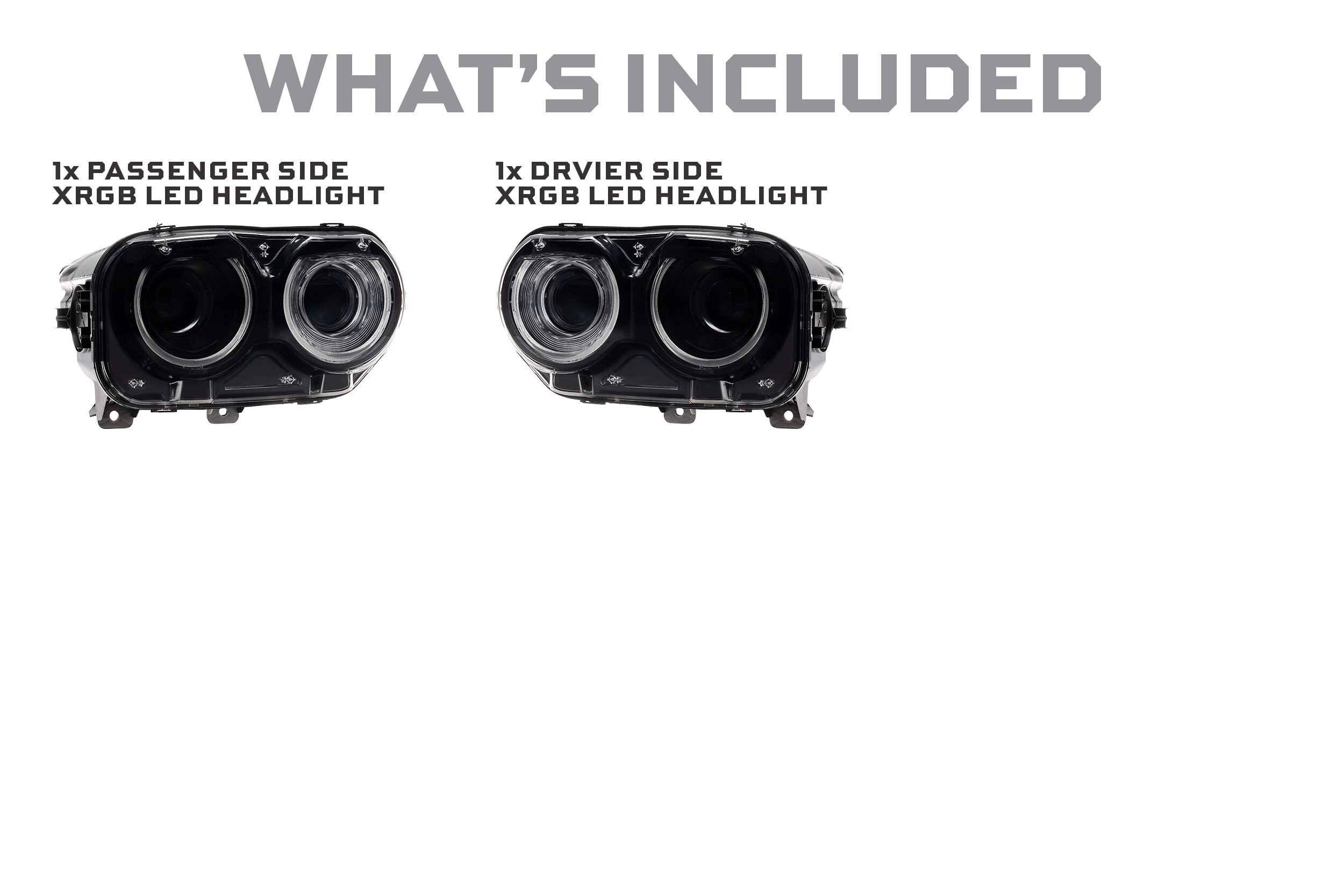 Dodge Challenger (15-23) XRGB LED Headlights | Morimoto LF495